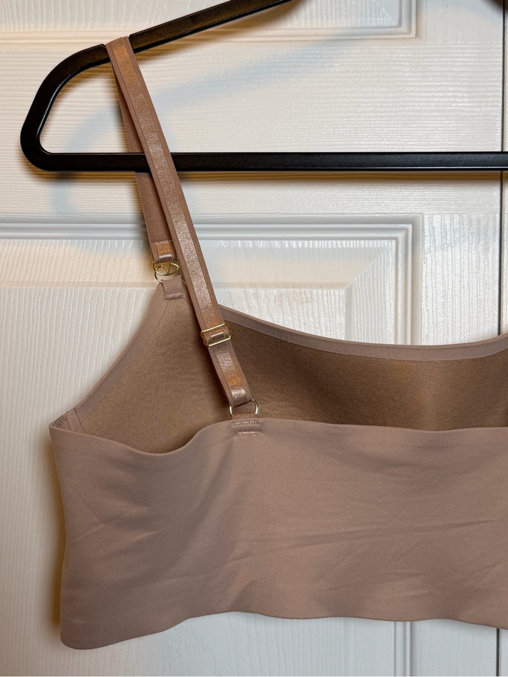 Victoria’s Secret Nude Wireless Lined Bralette XL Seamless Comfort Bra - Picture 4 of 8